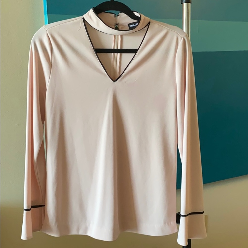 Karl Lagerfeld ladies chocker blouse size XS